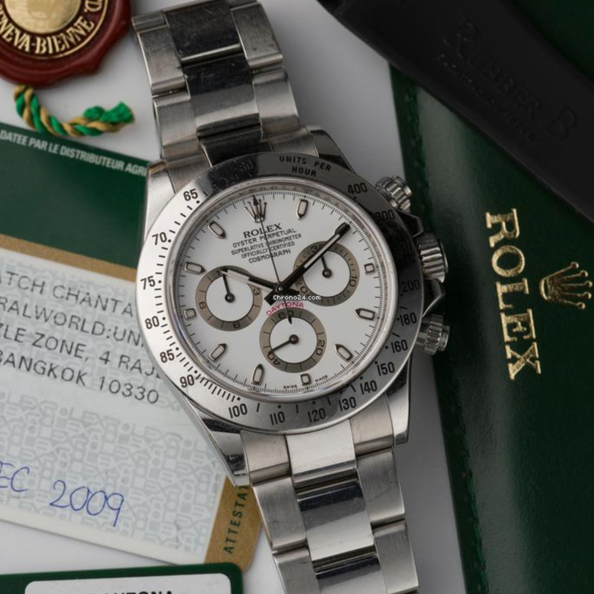 Rolex Daytona 'Unpolished' Ref. 116520 with Box and Papers from 2009